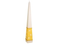 Jehlan Vločky 50x330 Perla bílá svíčka
