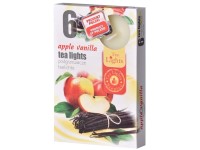 Čajové 6ks Apple Vanilla vonné svíčky