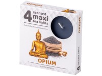 Čajové Maxi 4ks Opium vonné sviečky
