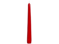 Bolsius Kónická 24x245 červená svíčka RAL