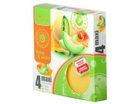 Čajové sviečky Maxi 4 ks Honey & Melon