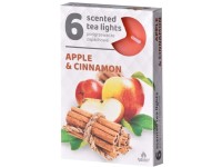 Čajové 6ks Apple Cinnamon vonné svíčky