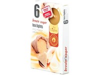 Čajové sviečky 6 ks Brown Sugar