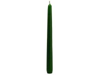 Konická 22x240 Metal Mat tmavě zelená svíčka