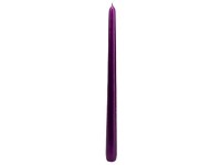 Konická 22x290 Metal tmavě fialová svíčka
