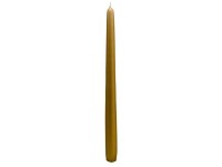 Konická 22x290 Metal Mat béžovošedá svíčka