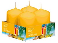 Bolsius NR Valec 4ks 40x60 Tropical Fruit vonná sviečka
