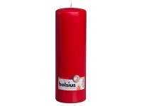 Bolsius Válec 80x250 červená svíčka RAL