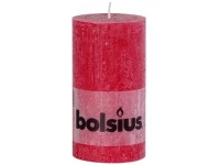 Bolsius Rustic Válec 68x130 bordó svíčka