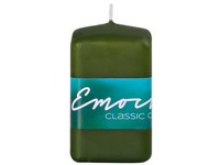 Emocio Classic hranol 50x80 tm. olivová svíčka