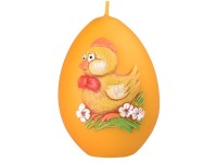 Sliepočka Vajíčko 80mm žltá sviečka