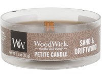 Woodwick Sand & Driftwood svíčka petite