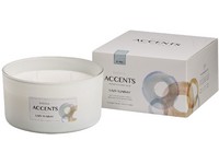 Bolsius ACCENTS tri knôty sviečka v skle 75x137/ Lazy Sunday vonná