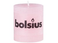 Bolsius Rustic Válec 68x80 růžová svíčka
