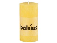Bolsius Rustic Válec 68x130  žlutá svíčka