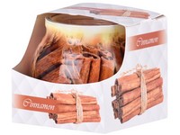 Sklo Dekor 80 x 72 mm Cinnamon vonná sviečka