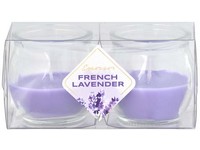 Emocio Sklo 56x55 mm 2 ks v plastové krabičce French Lavender vonná svíčka