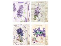 Taška darčeková 300x400 mm levanduľa, mix