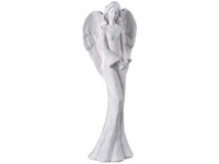 Anjel, sadrový 95x265mm, biely