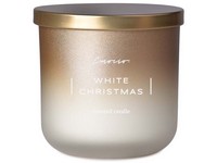 Emocio sklo 100x100 mm s plechovým víčkem vonná svíčka, White Christmas