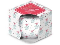 Emocio Sklo Dekor 70x62 mm Mistletoe Magic - Snowflake, vonná svíčka