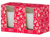 Emocio Sklo 52x65 mm 2ks v krabičke Holly Jolly - Enchanted Sparkle