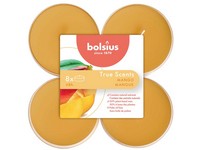 Bolsius Aromatic 2.0 Čajové Maxi 8ks Mango, vonné sviečky