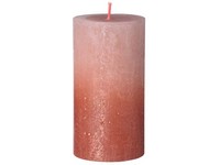 Bolsius Rustic Sunset Válec 68x130mm Misty pink + amber svíčka