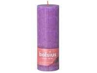 Bolsius Rustic Shine Válec 68x190mm Vibrant Violet, fialová svíčka