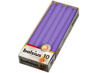 Bolsius Kónická 10ks 24x245 fialová svíčka RAL