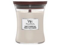 WoodWick Tonka & Almond Milk váza střední
