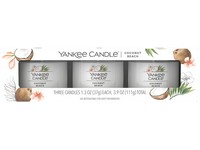 YANKEE CANDLE SADA VOTIVNÍ SVÍČEK PLNĚNÝCH VE SKLE COCONUT BEACH