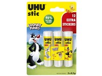 UHU STIC 3 x 8,2 g + Onpack BTS 2022 Looney Tunes
