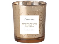 Emocio Sklo 80x90 mm metalické Madagascan Vanilla, zlatá vonná svíčka