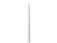Kónická 22x290mm perla bílá plastická svíčka