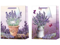 Taška darčeková 180x230mm levanduľa, farebná