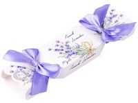 Mýdlo 20g French Lavender v krabičce, fialová, bílá