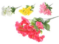 Umělé květiny, plast 340mm hrách puget 10 ks, mix barev