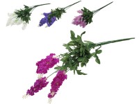 Umelé kvety, plast 570mm orgován, mix farieb