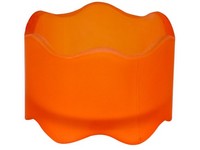 Bolsius Svícen sklo 50x72 mm na Čaj. Maxi svíčku oranžový