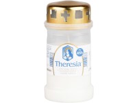 Theresia sviečka viečka 170g ~2 dni biela liata
