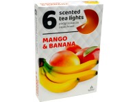 Čajové sviečky 6 ks Mango Banana