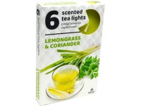 Čajové sviečky 6 ks Lemongrass, Corriander