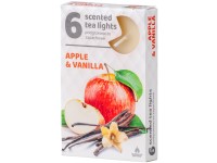 Čajové 6ks Apple Vanilla vonné svíčky