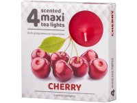 Čajové Maxi 4ks Cherry vonné sviečky