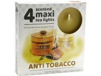 Čajové Maxi 4ks Anti-tobacco vonné sviečky