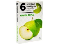 Čajové sviečky 6 ks Green Apple