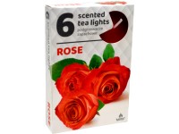 Čajové sviečky 6 ks Rose