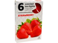 Čajové sviečky 6 ks Strawberry