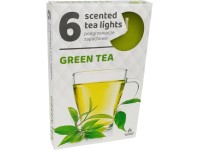Čajové sviečky 6 ks Green Tea
